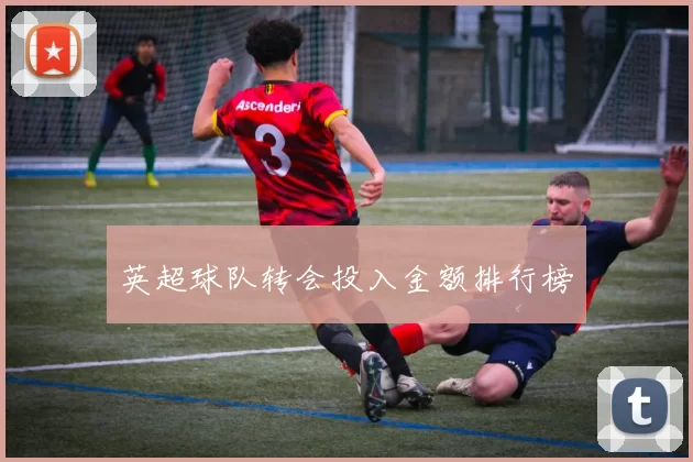 英超球队转会投入金额排行榜
